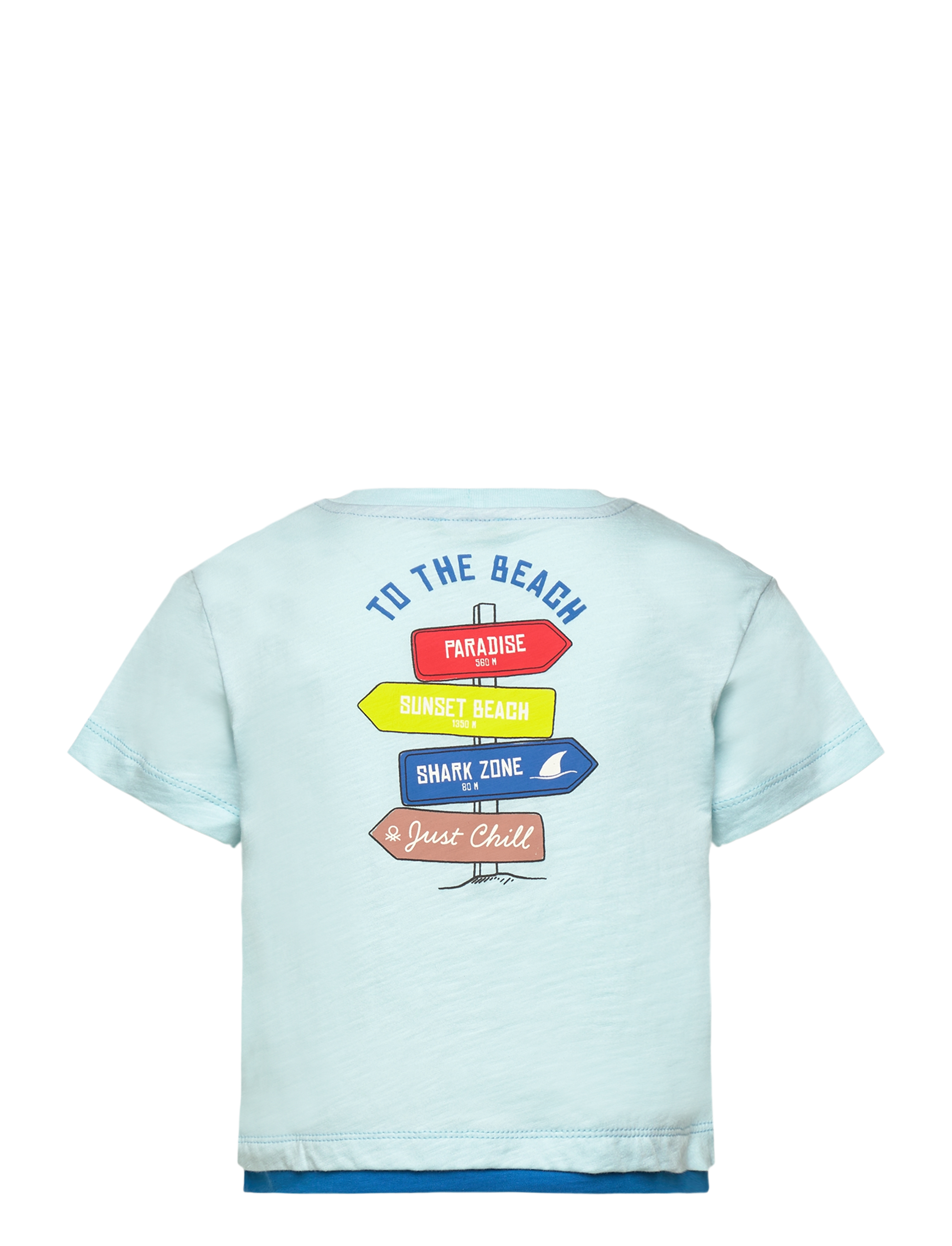United Colors of Benetton - T-SHIRT - korte mouwen - blue - 1