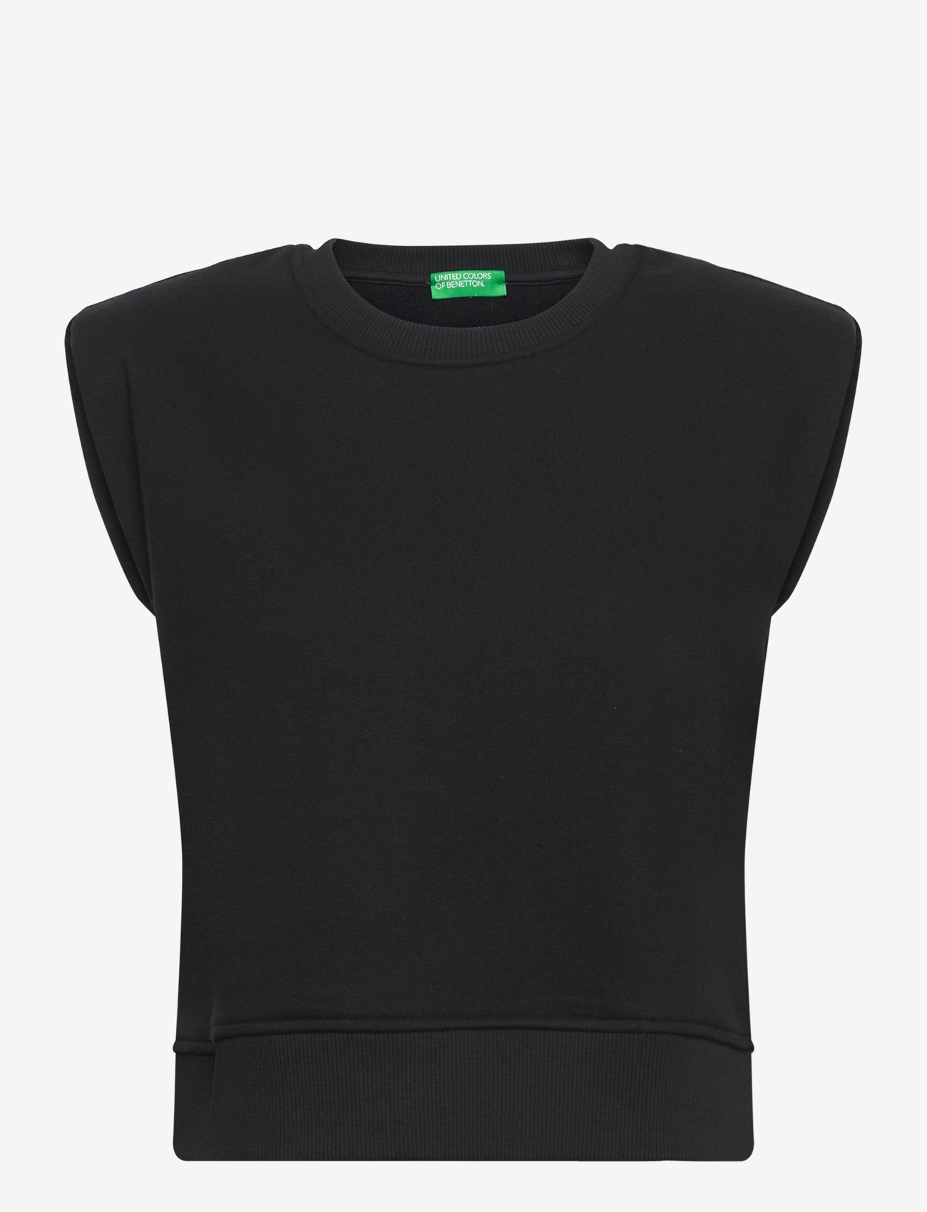 United Colors of Benetton - SLEEVELESS SWEATER - tanktops - black - 0
