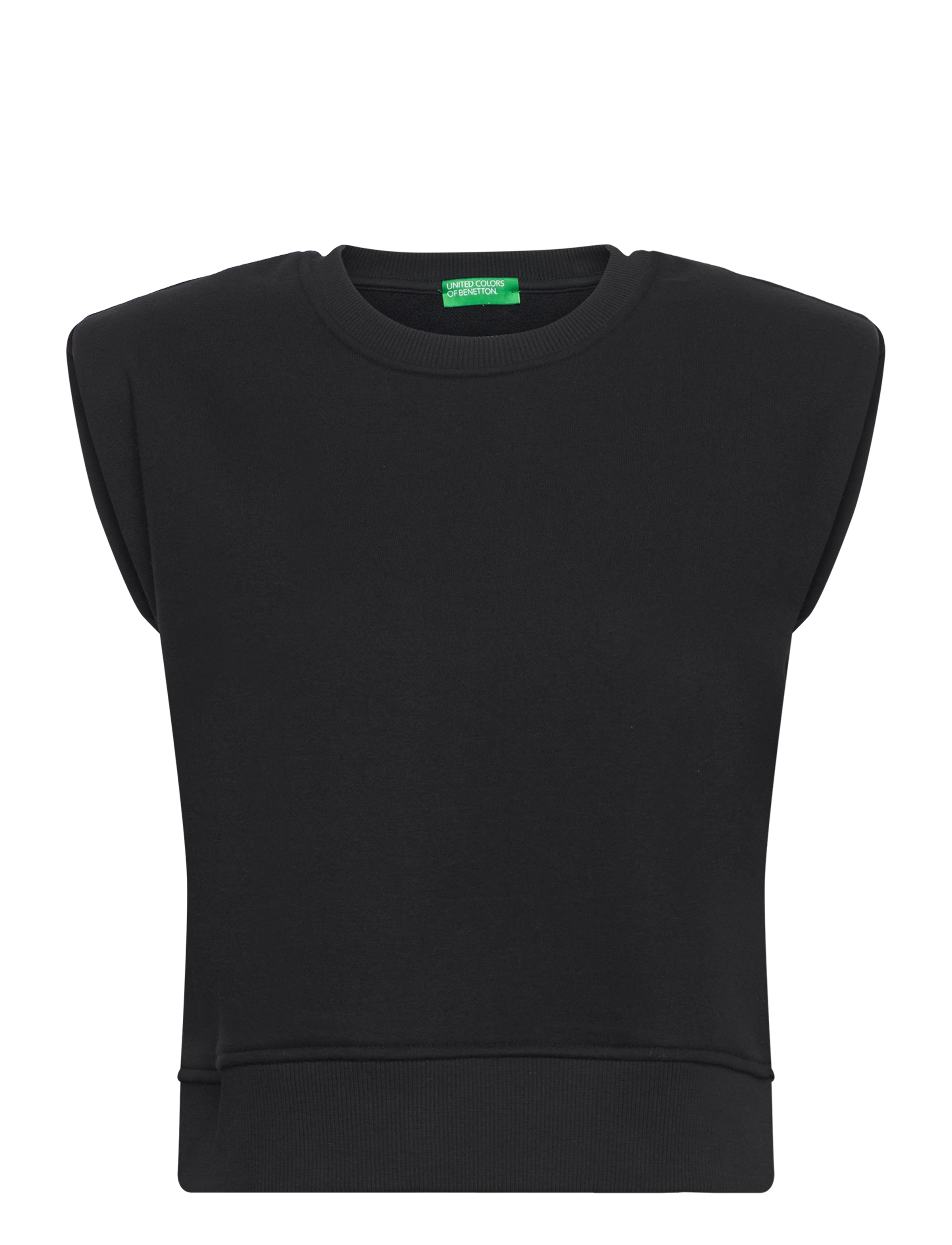 United Colors of Benetton SLEEVELESS SWEATER - United Colors of Benetton - BLACK / black