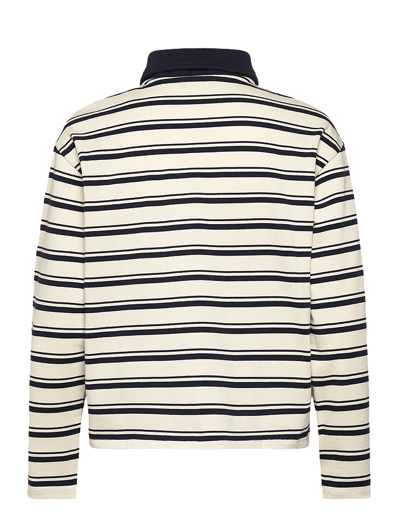 United Colors of Benetton - L/S POLO SHIRT - langärmlige tops - cream - 1