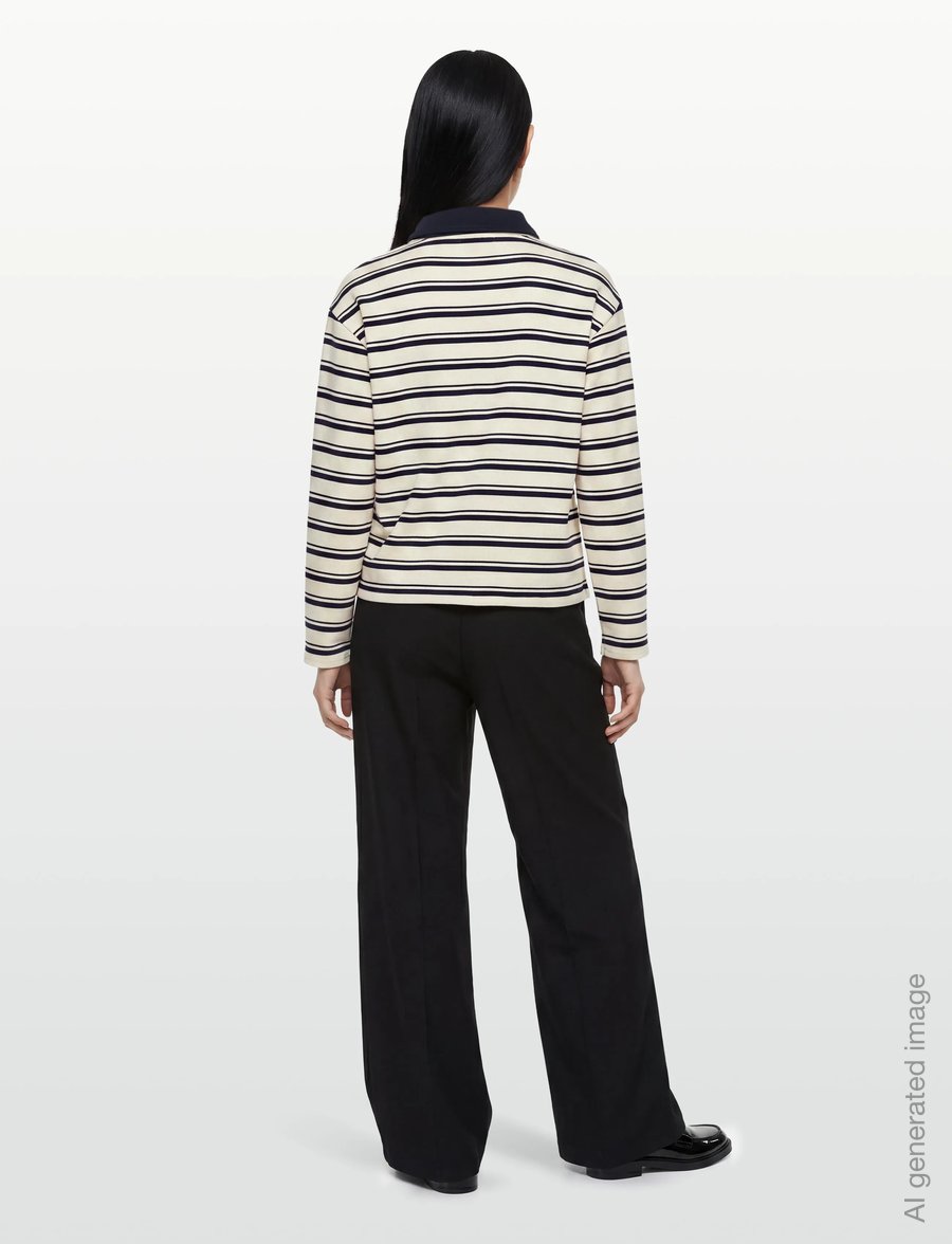 United Colors of Benetton - L/S POLO SHIRT - long-sleeved tops - cream - 4