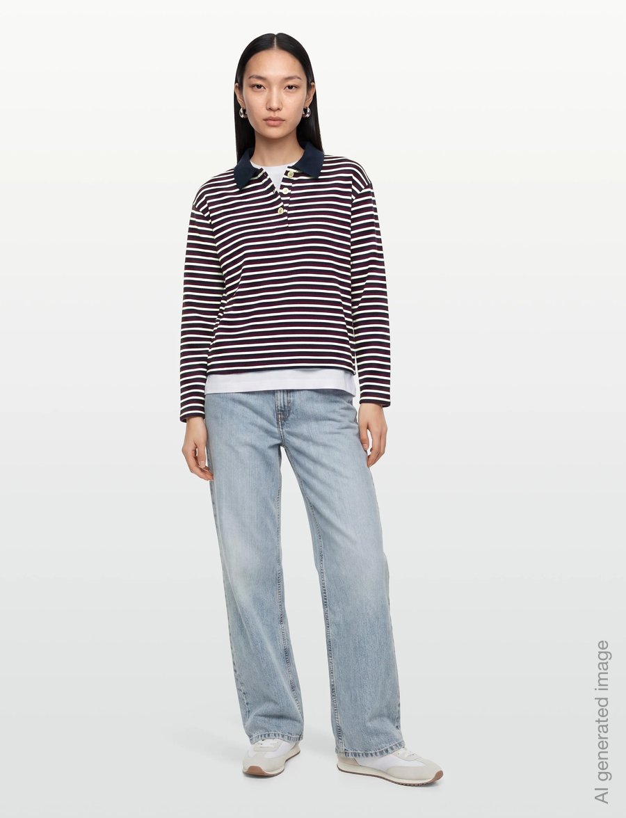 United Colors of Benetton - L/S POLO SHIRT - långärmade toppar - multicolor - 0