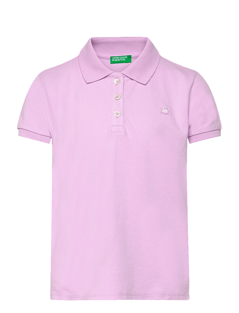 United Colors of Benetton - H/S POLO SHIRT - kortärmade pikéer - pink - 0