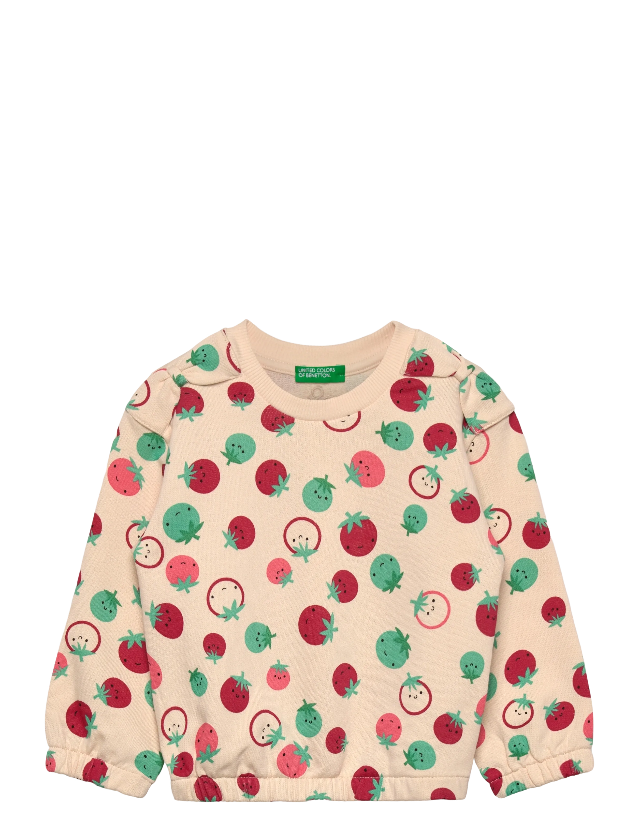 United Colors of Benetton Sweater L/S, 90, Cream, Sweatshirts & Hættetrøjer > Sweatshirts, Børn