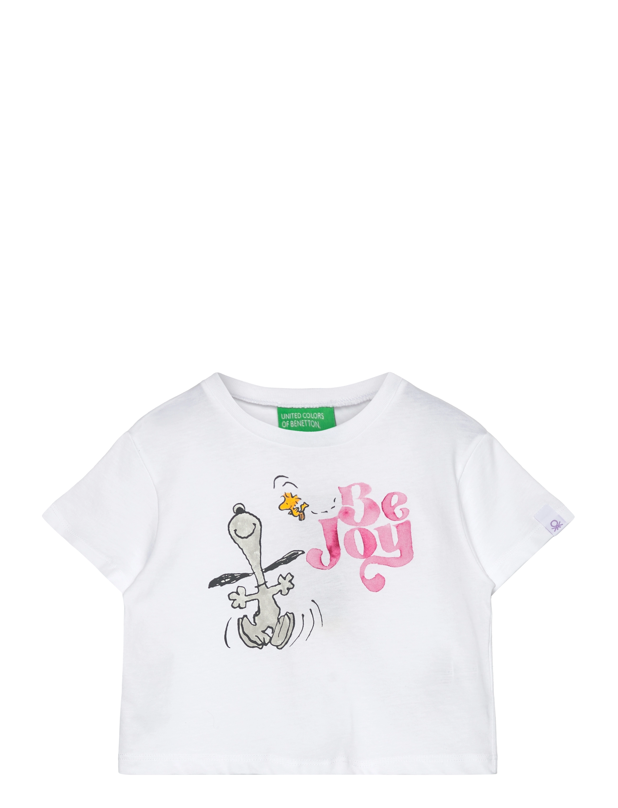 United Colors of Benetton T-SHIRT - Kortærmede T-shirts - WHITE / white