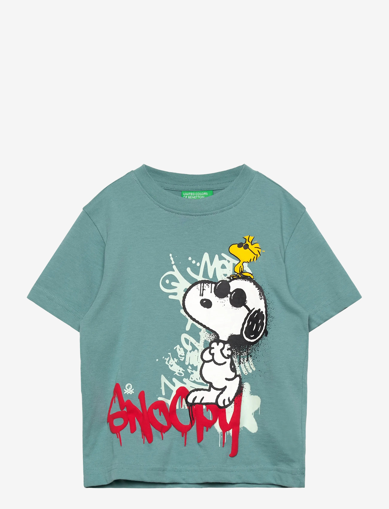 United Colors of Benetton - T-SHIRT - kortærmede t-shirts - green - 0