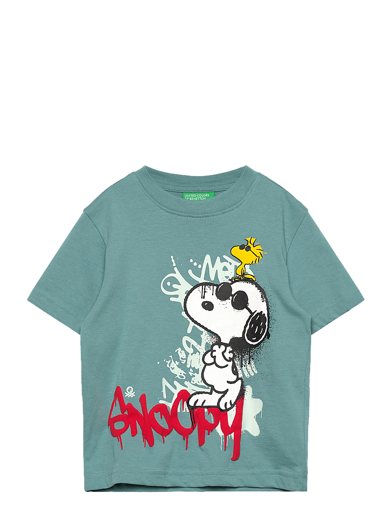 United Colors of Benetton - T-SHIRT - kortärmade t-shirts - green - 0