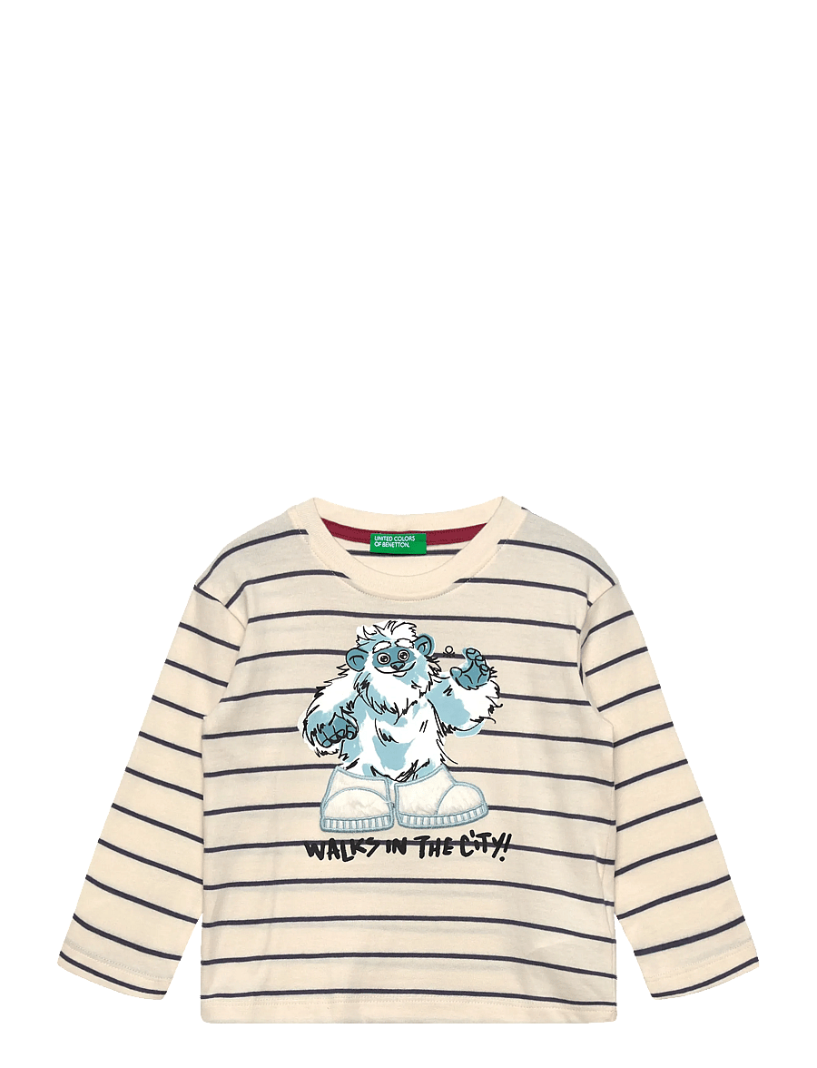 United Colors of Benetton - T-SHIRT L/S - långärmade t-shirts - multicolor - 0