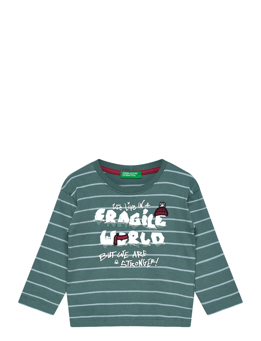 United Colors of Benetton - T-SHIRT L/S - t-krekli ar garām piedurknēm - multicolor - 0
