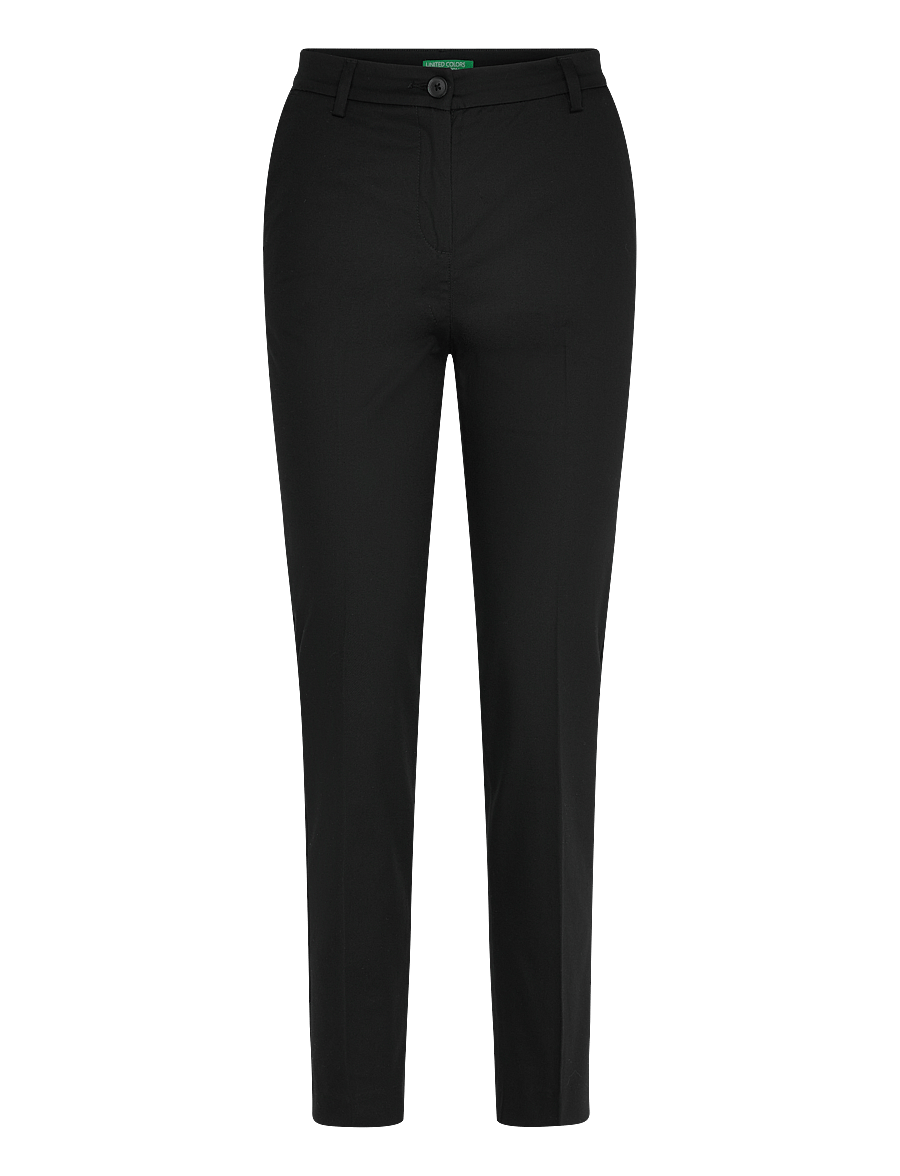 United Colors of Benetton - TROUSERS - kitsad püksid - black - 0