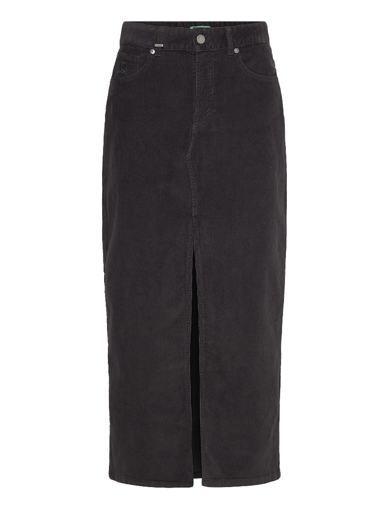 United Colors of Benetton - SKIRT - denimnederdele - black - 0