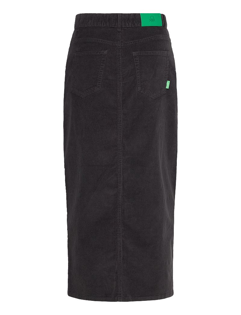 United Colors of Benetton - SKIRT - denimnederdele - black - 1
