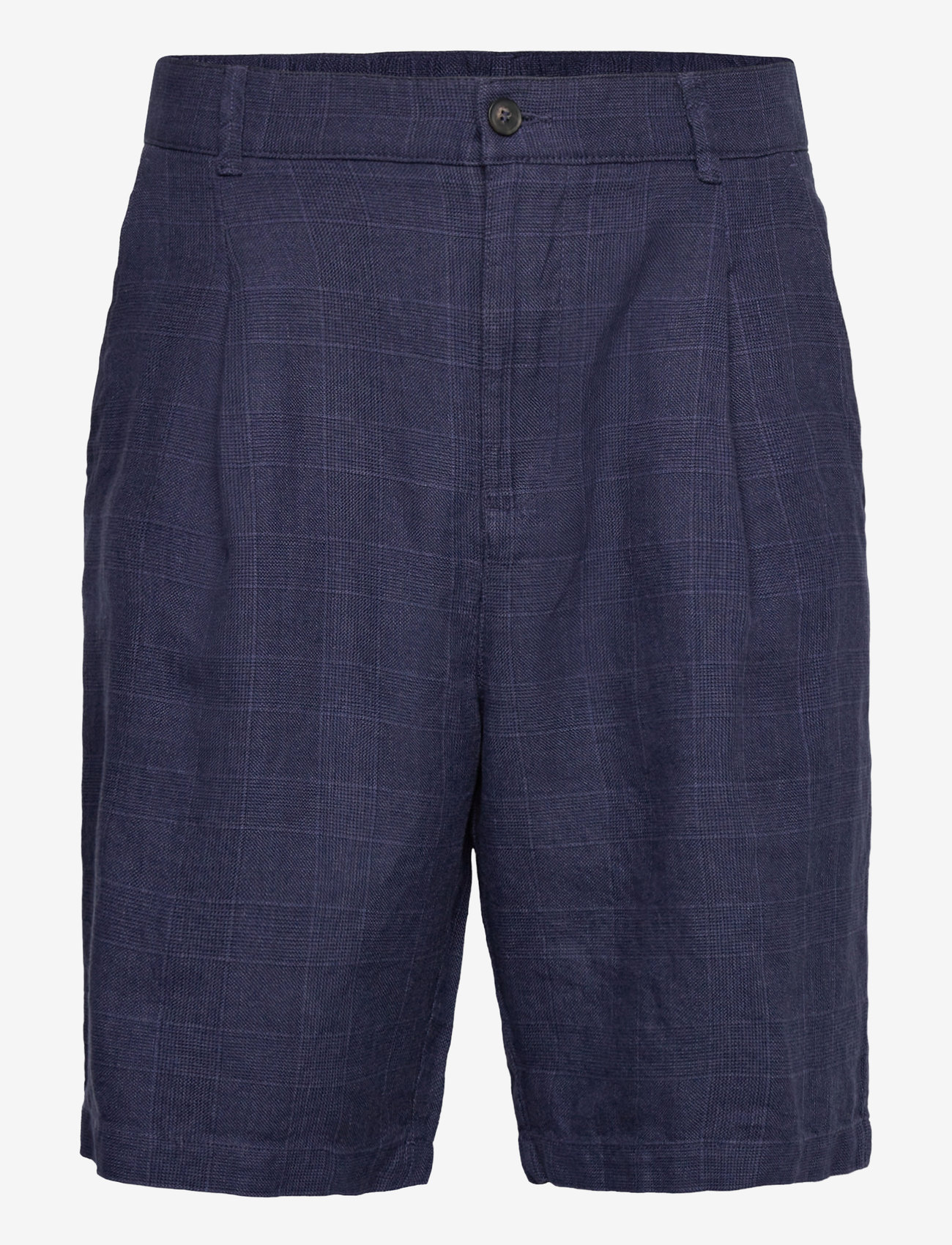 United Colors of Benetton - BERMUDA - leinen-shorts - blue - 0