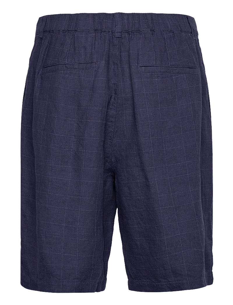 United Colors of Benetton - BERMUDA - leinen-shorts - blue - 1