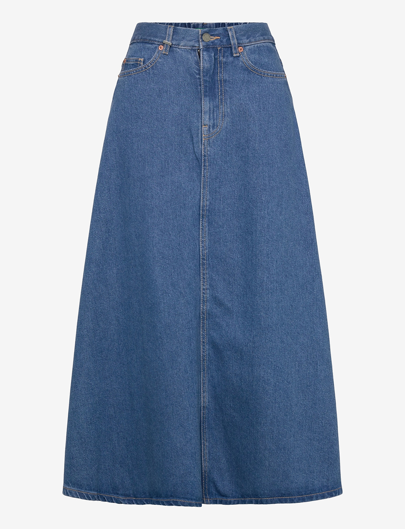 United Colors of Benetton - SKIRT - denimnederdele - blue - 0