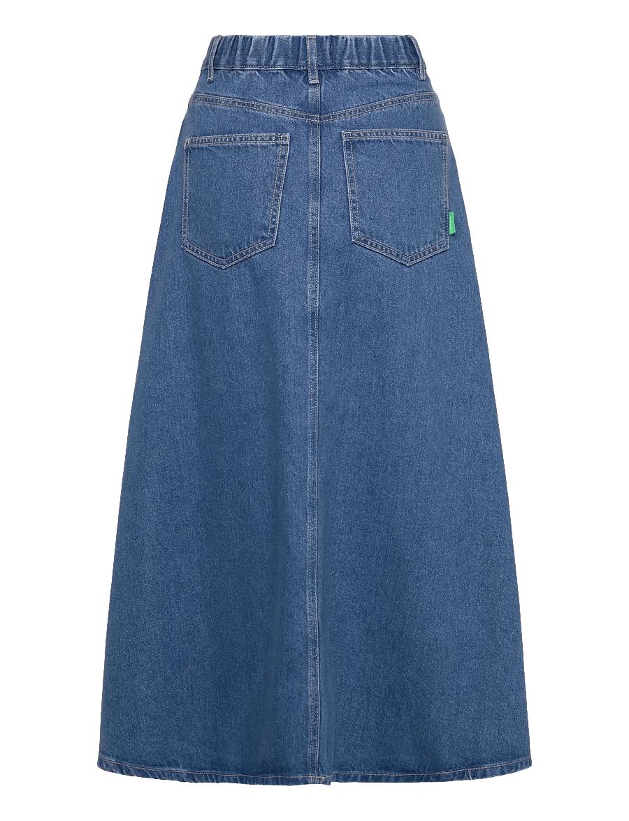 United Colors of Benetton - SKIRT - jeansröcke - blue - 1
