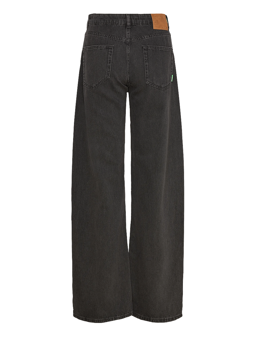 United Colors of Benetton - TROUSERS - hosen mit weitem bein - black - 1