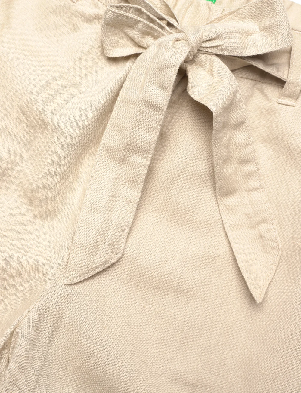 United Colors of Benetton - TROUSERS - byxor - beige - 3