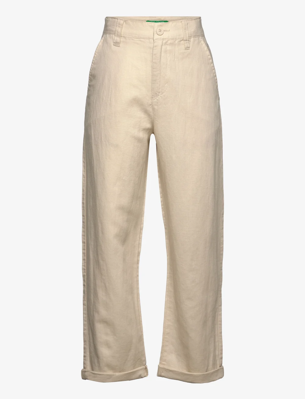 United Colors of Benetton - TROUSERS - leinen-kleidung - beige - 0