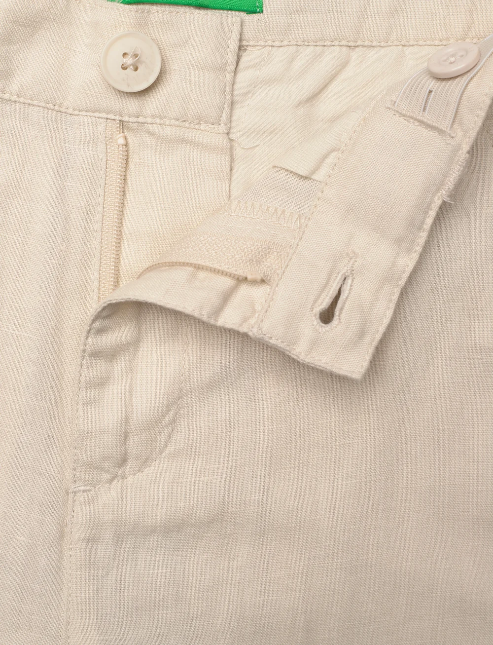 United Colors of Benetton - TROUSERS - leinen-kleidung - beige - 3