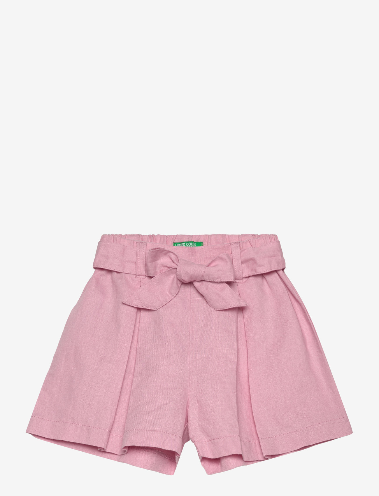 United Colors Of Benetton Damen Shorts – Baumwoll-Bermuda Mit Logo-Stickerei