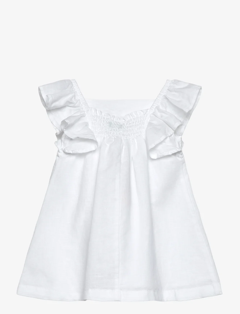 United Colors of Benetton - DRESS - kortærmede hverdagskjoler - white - 1