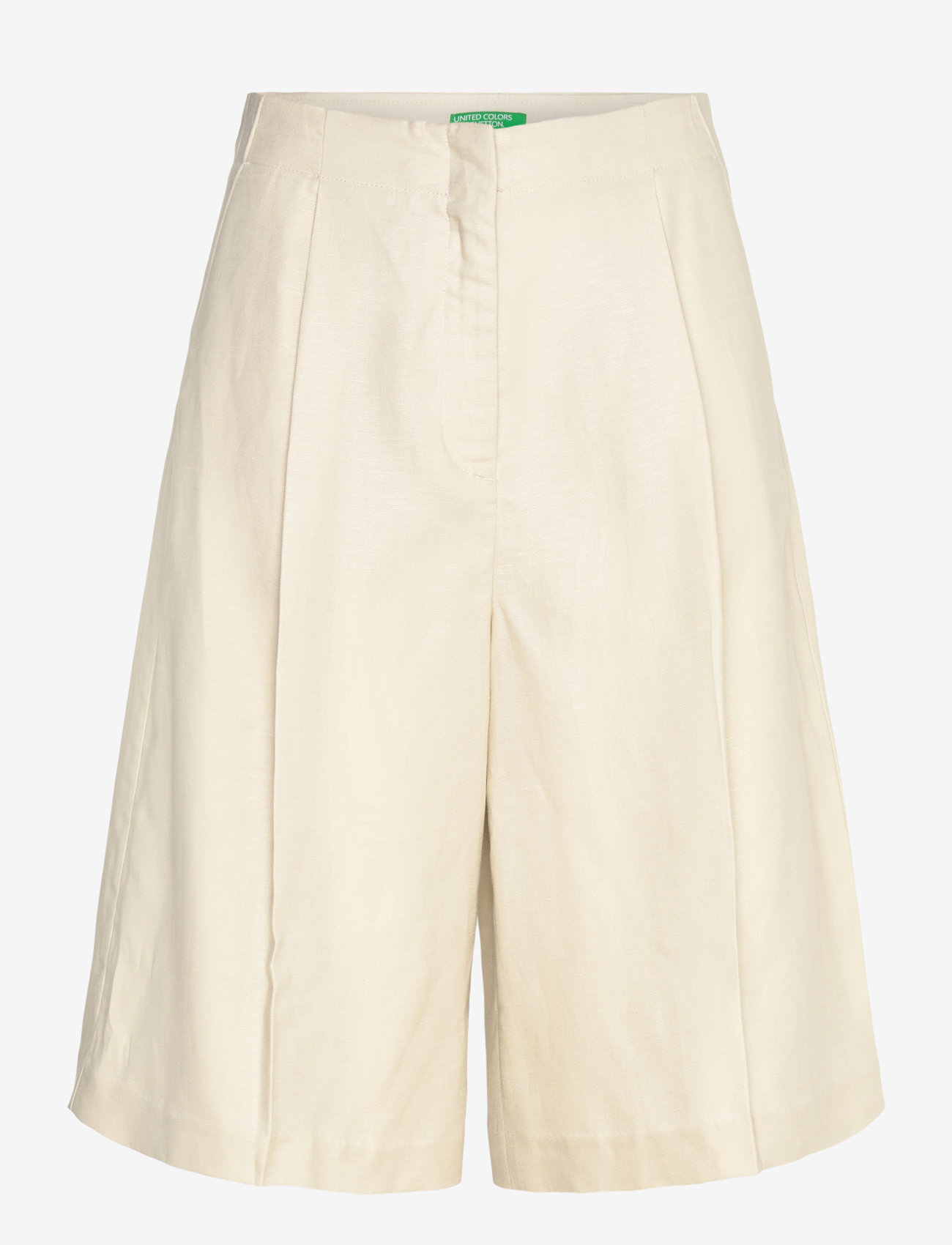 United Colors of Benetton - BERMUDA - hørshorts - beige - 0