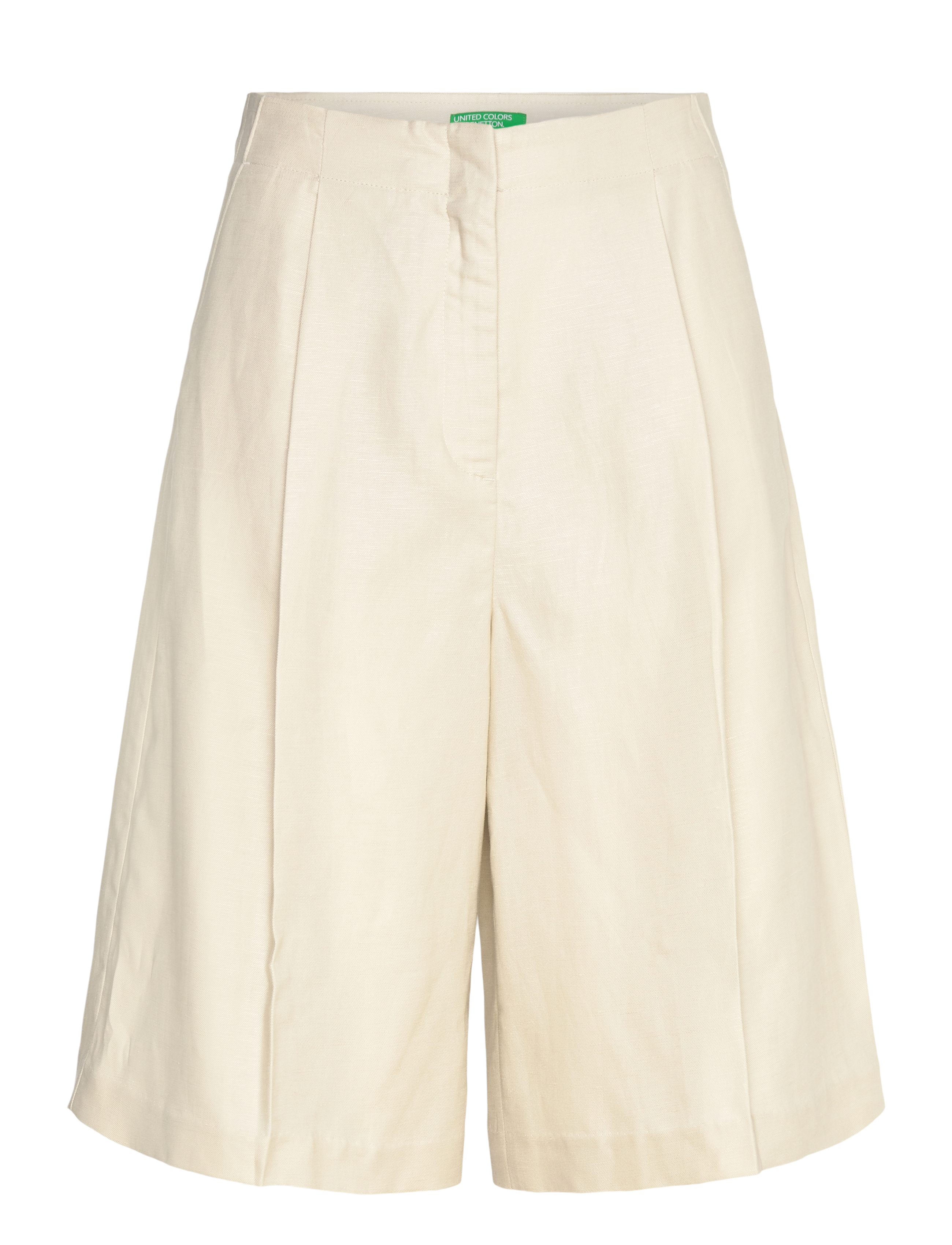United Colors of Benetton BERMUDA - Lühikesed püksid - BEIGE / white
