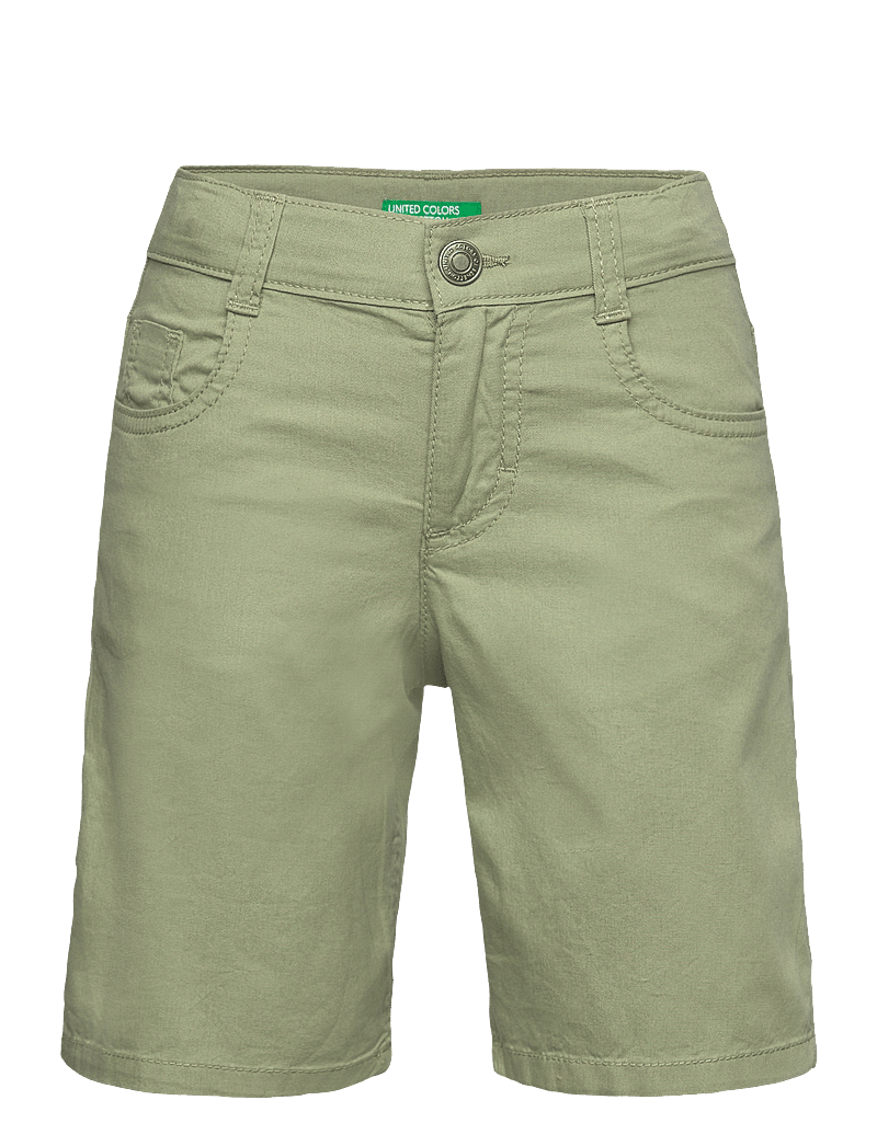 United Colors of Benetton - BERMUDA - lühikesed teksapüksid - green - 0