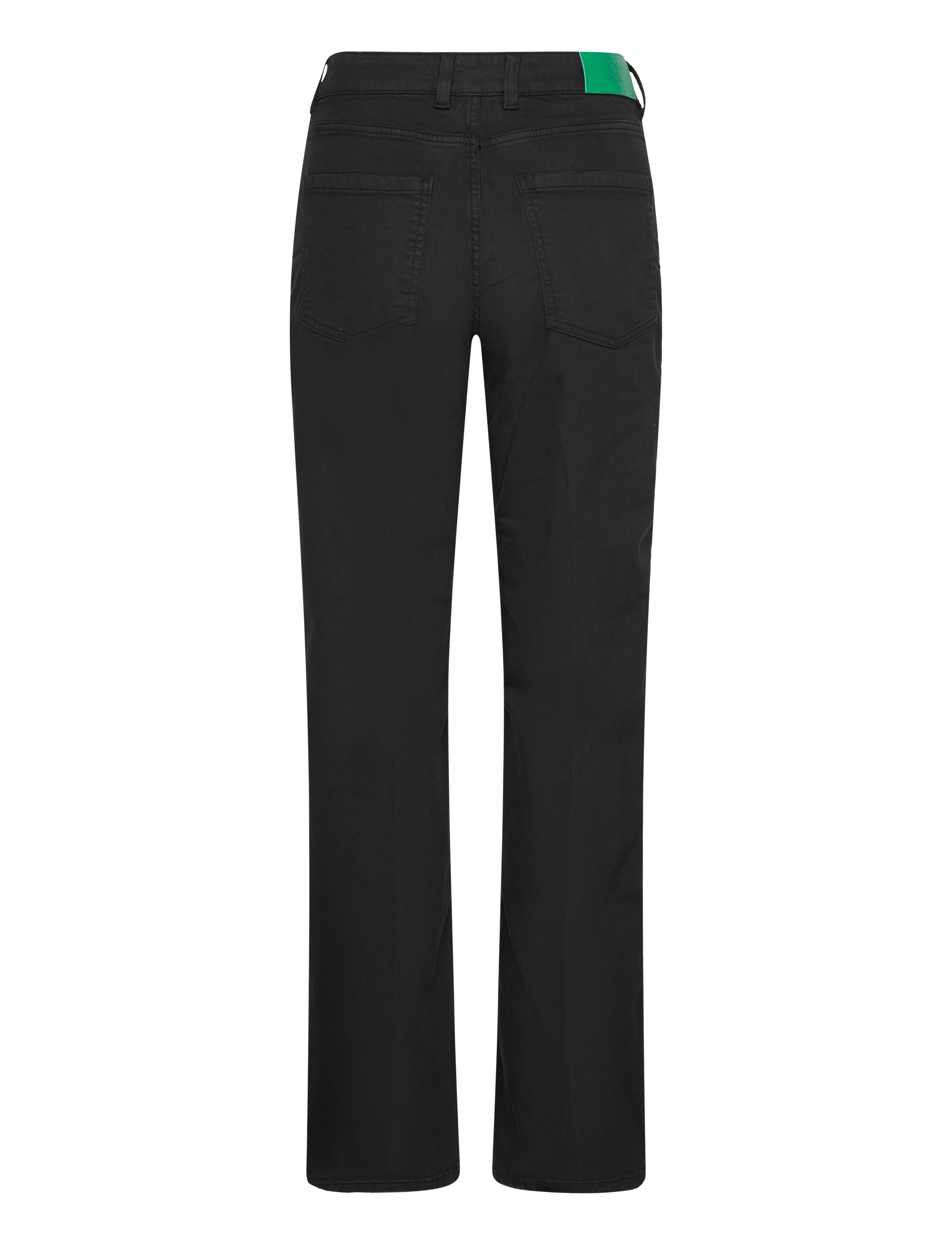 United Colors of Benetton - TROUSERS - straight leg hosen - black - 1