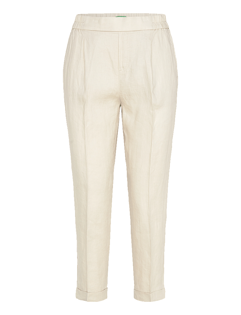 United Colors of Benetton - TROUSERS - linased püksid - beige - 0