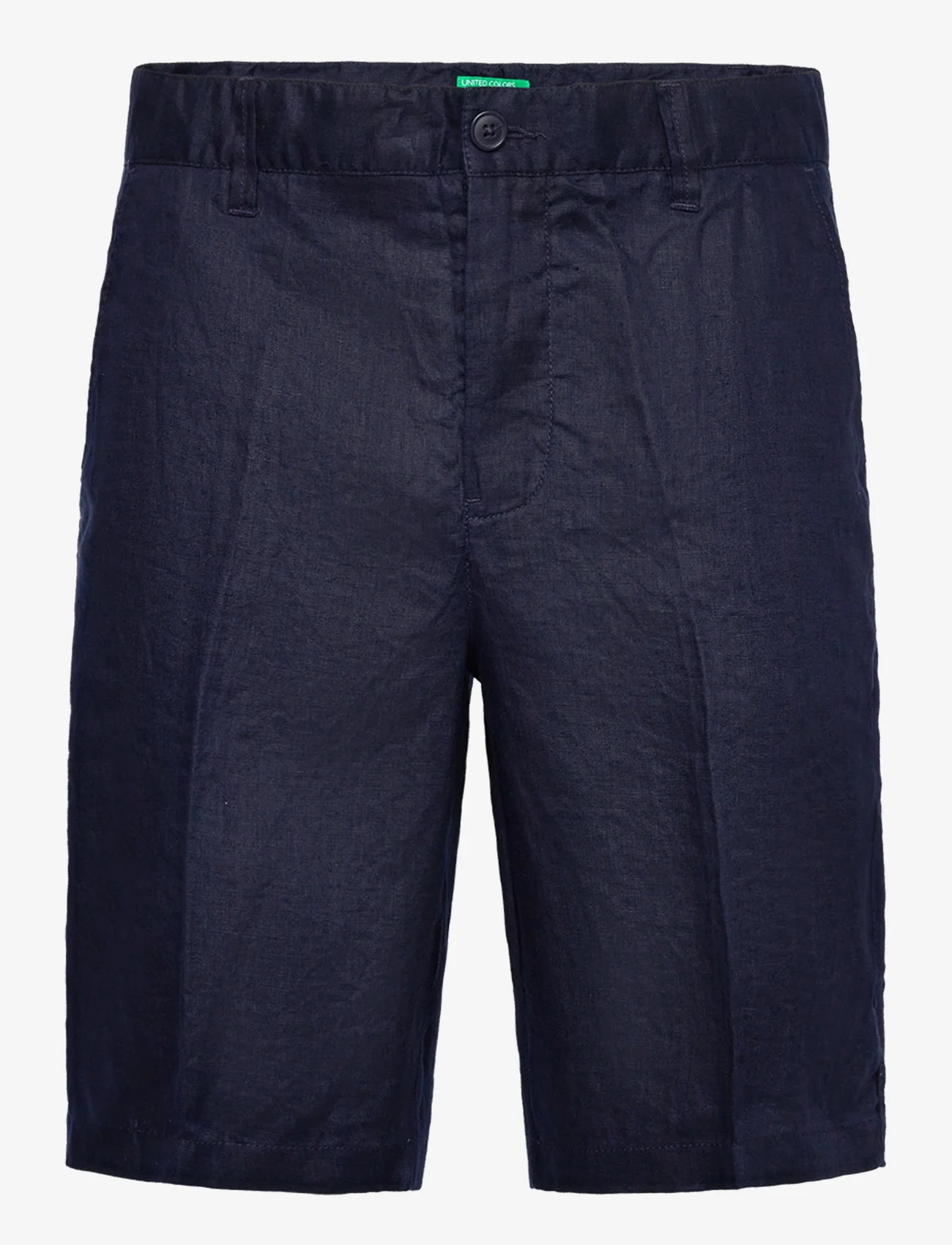 United Colors of Benetton - SHORTS - linen shorts - night blue - 0