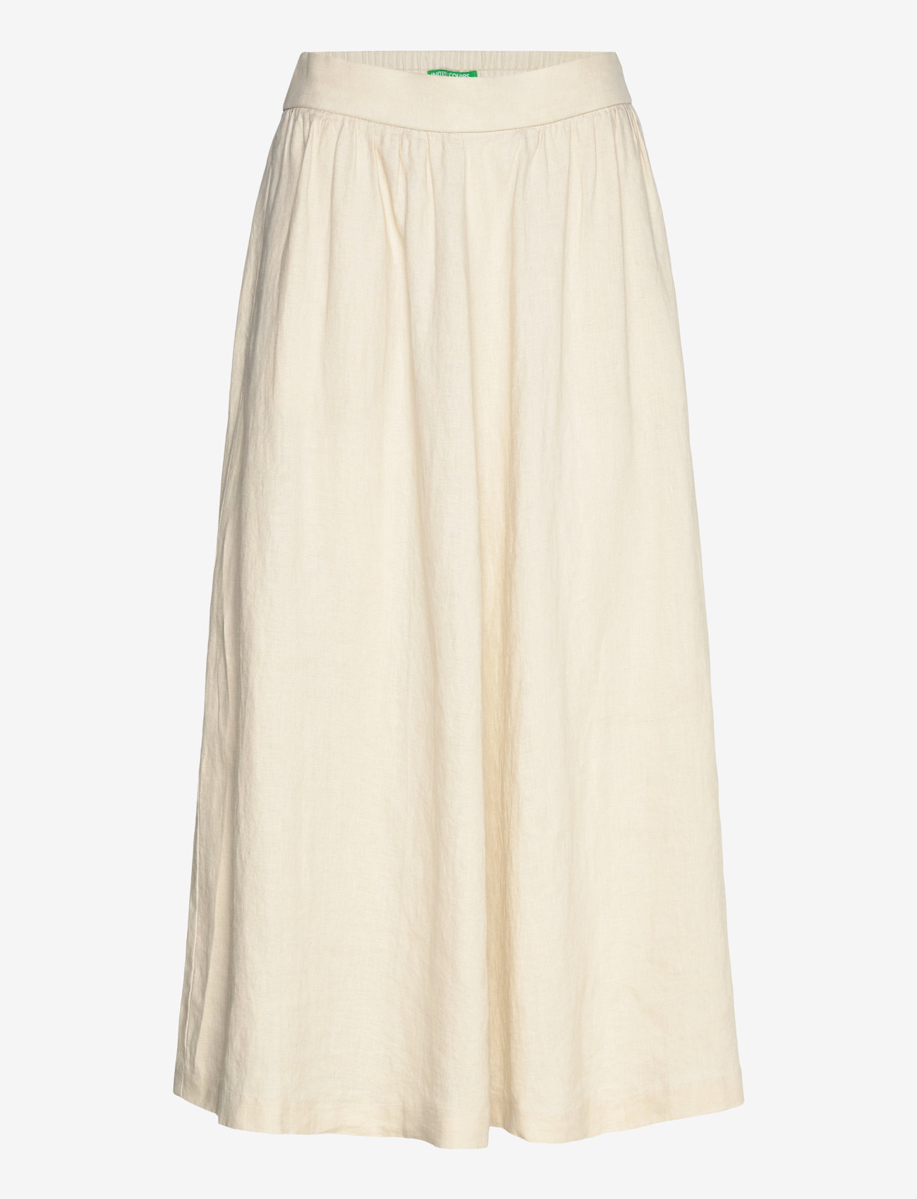 United Colors of Benetton - SKIRT - midi skirts - beige - 0