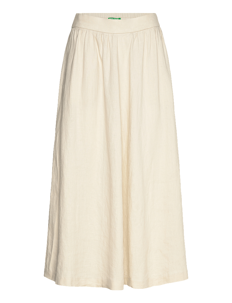 United Colors of Benetton - SKIRT - midi skirts - beige - 0