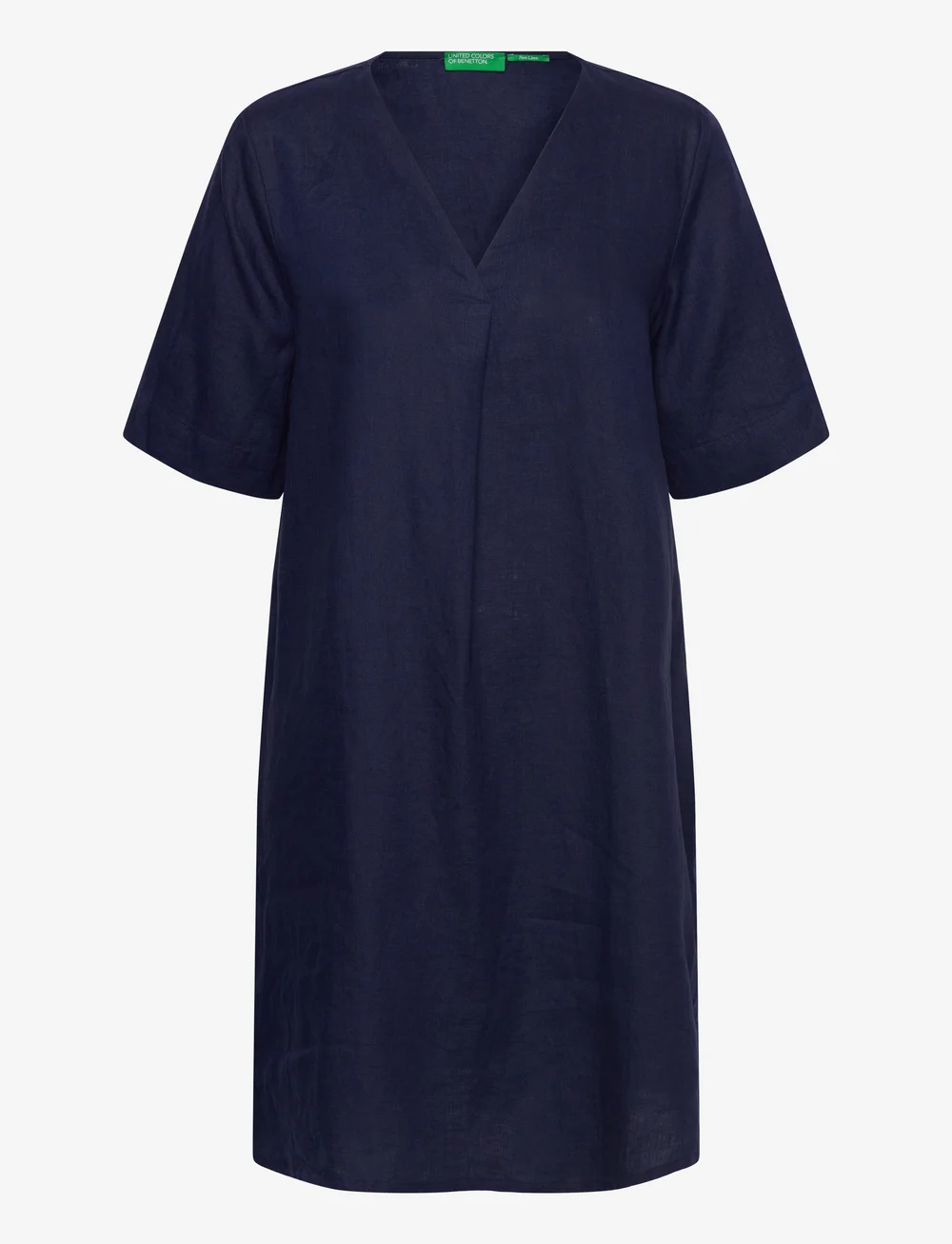 United Colors of Benetton - DRESS - t-shirt dresses - blue - 0