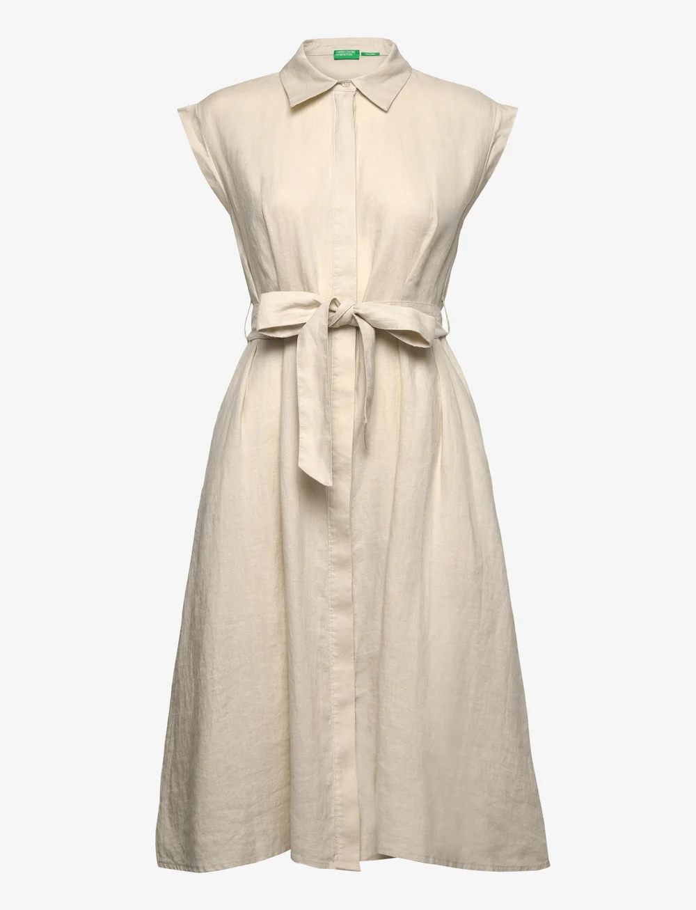 United Colors of Benetton - DRESS - särkkleidid - beige - 0