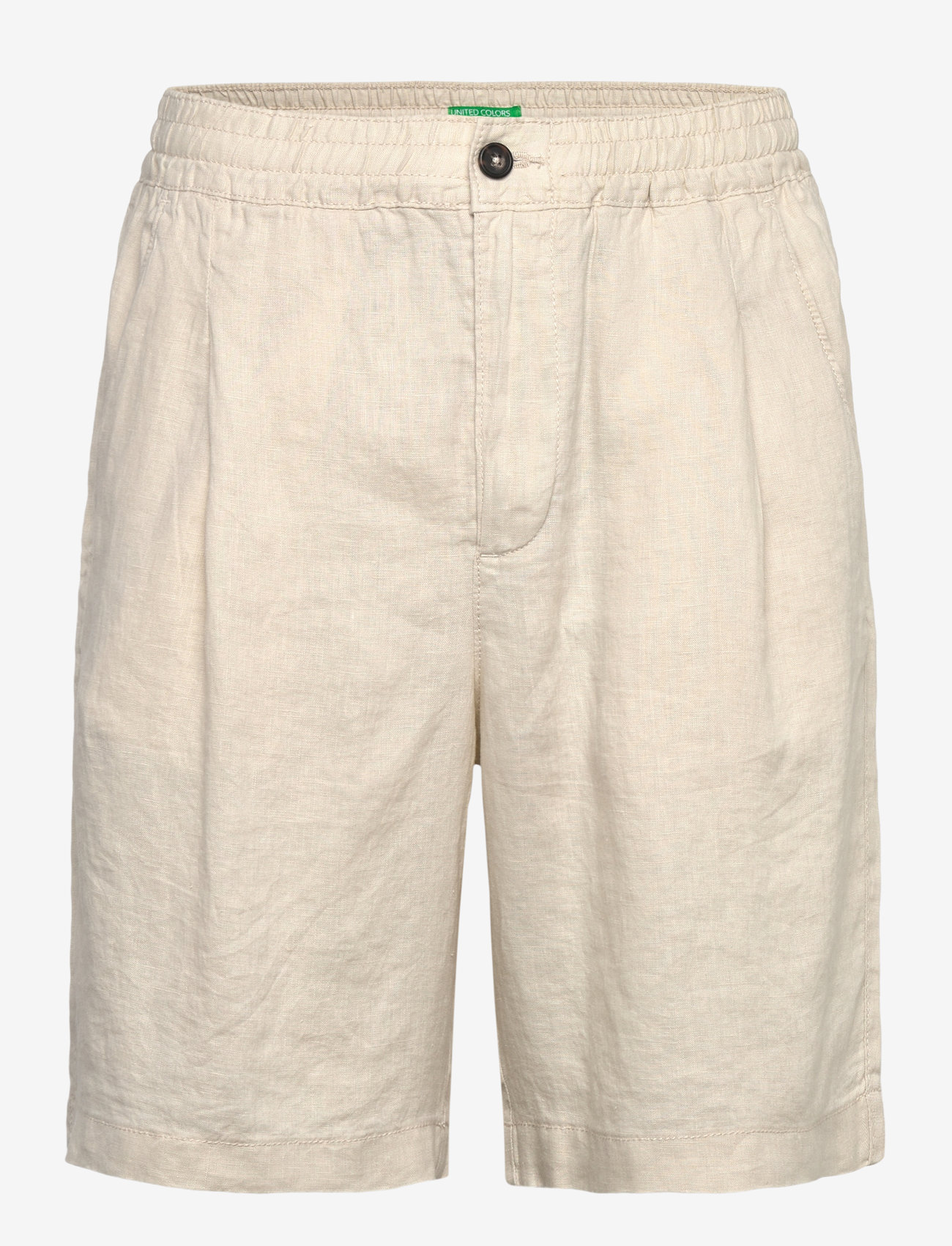 United Colors of Benetton - BERMUDA - shorts en lin - beige - 0