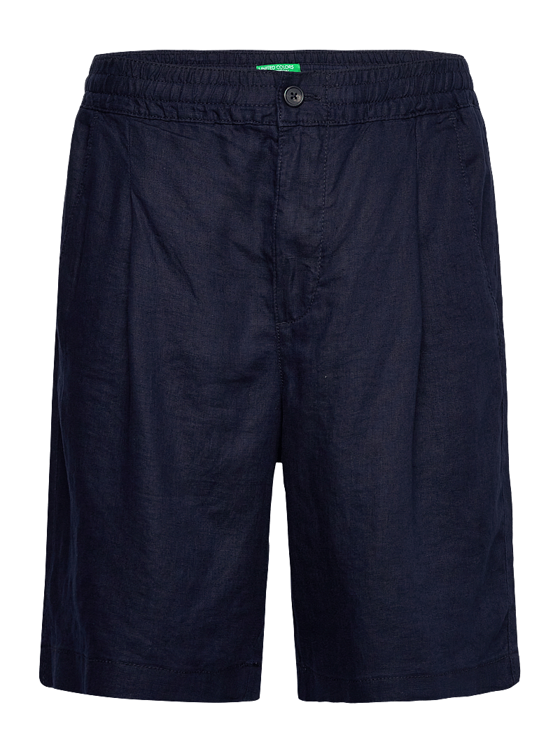United Colors of Benetton - BERMUDA - linneshorts - blue - 0