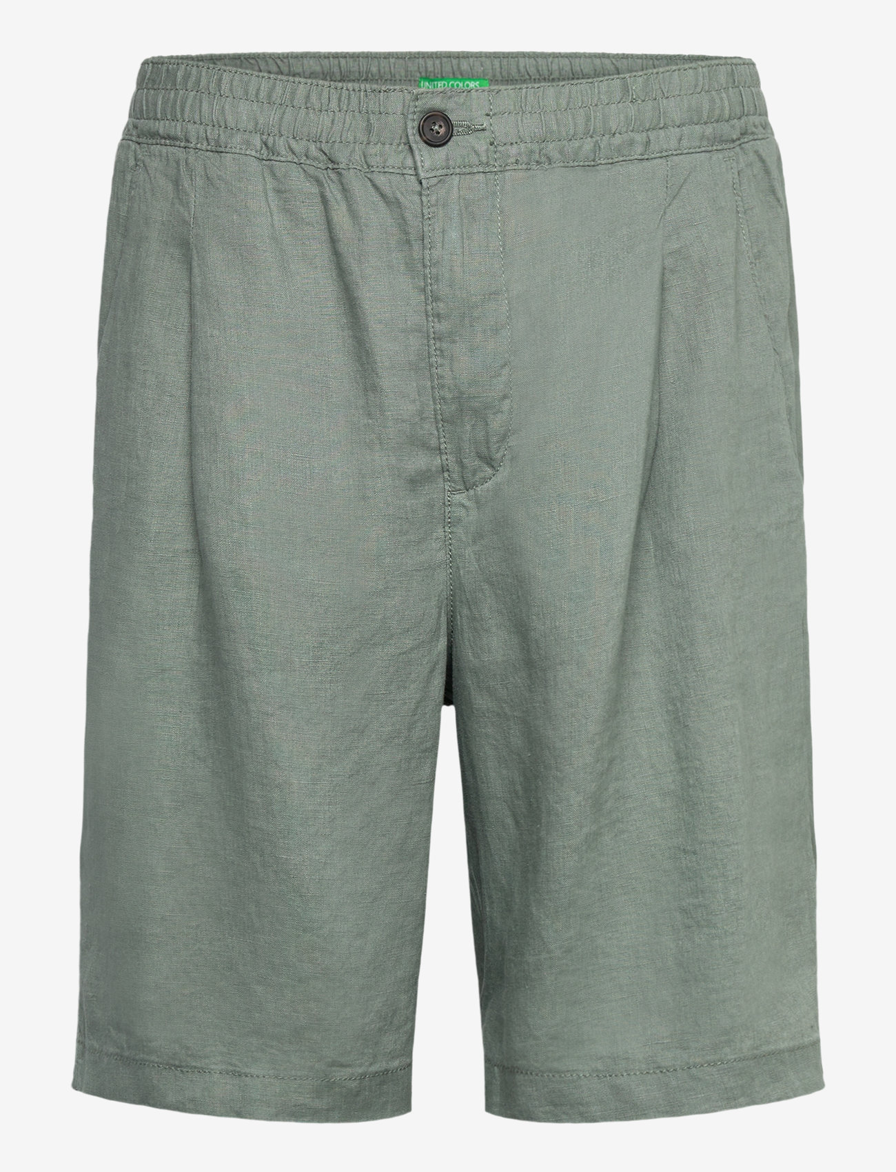 United Colors of Benetton - BERMUDA - linneshorts - green - 0