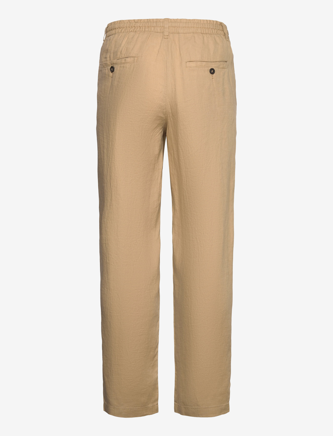 United Colors of Benetton - TROUSERS - leinenhosen - beige - 1