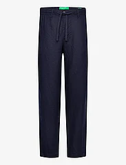 United Colors of Benetton - TROUSERS - linen trousers - night blue - 0