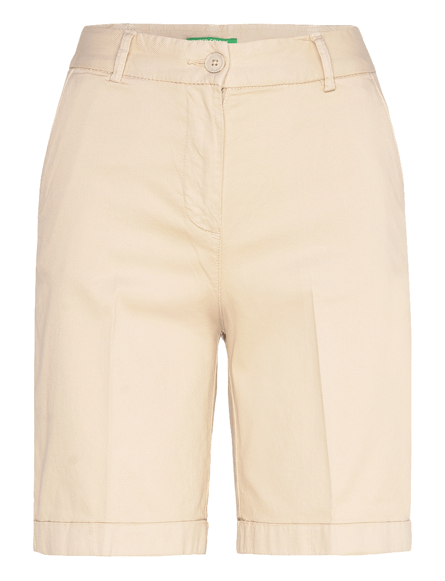 United Colors of Benetton - BERMUDA - bermudashorts - beige - 0