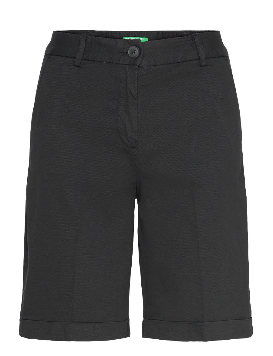 United Colors of Benetton - BERMUDA - bermudashorts - black - 0