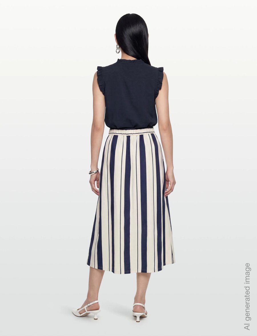 United Colors of Benetton - SKIRT - pleated skirts - multicolor - 4