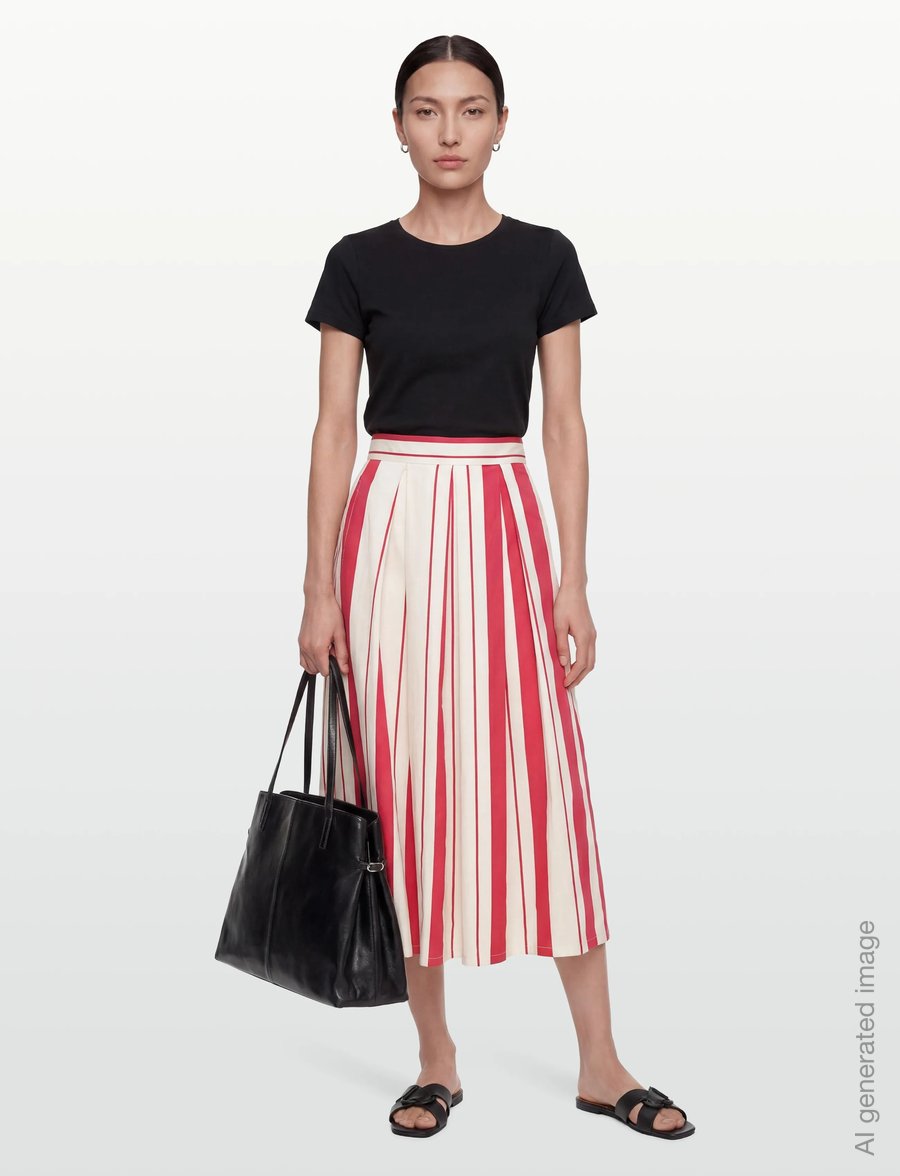United Colors of Benetton - SKIRT - plisserede nederdele - multicolor - 0
