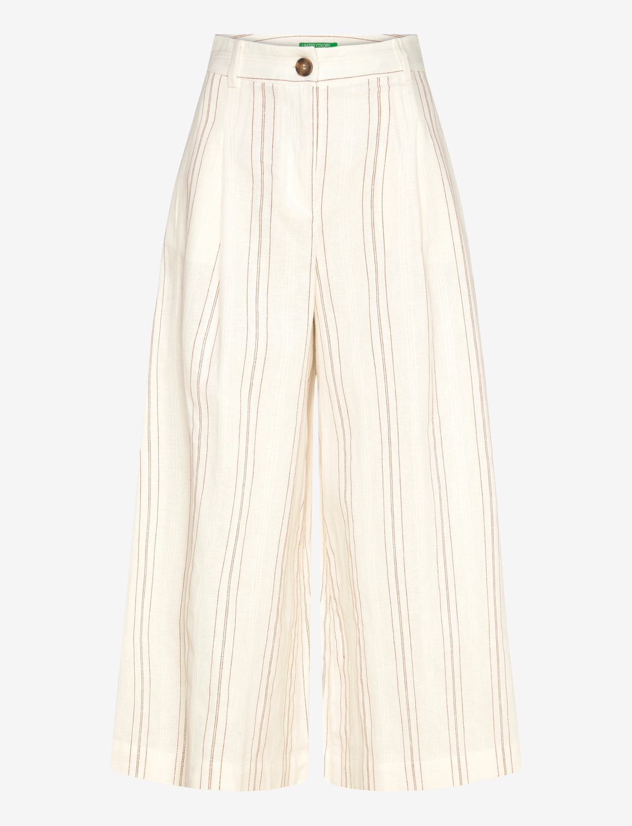 United Colors of Benetton TROUSERS - Culottes - CREAM / cream