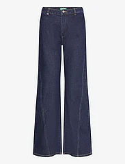 United Colors of Benetton - TROUSERS - jeans met wijde pijpen - blue - 0