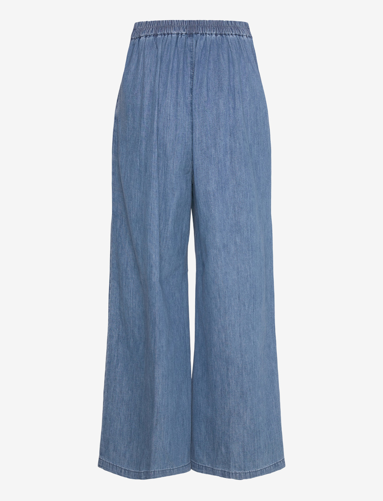 United Colors of Benetton - TROUSERS - hosen mit weitem bein - blue - 1