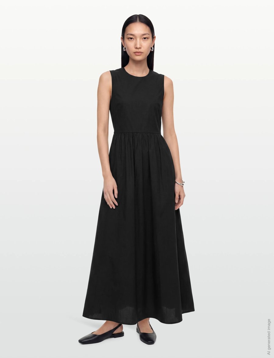 United Colors of Benetton - DRESS - robes d'été - black - 0