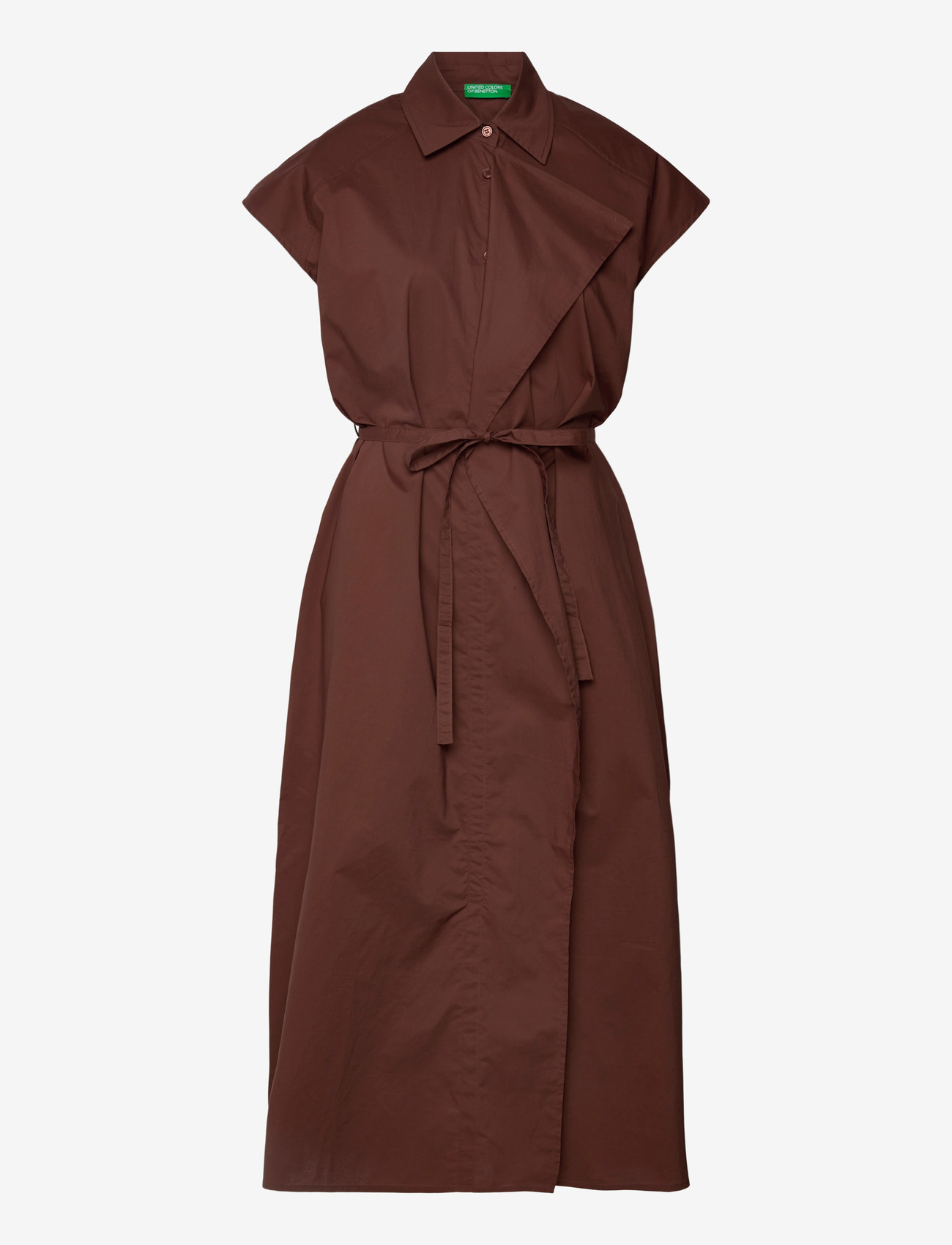 United Colors of Benetton DRESS - Skjortekjoler - BROWN / brown